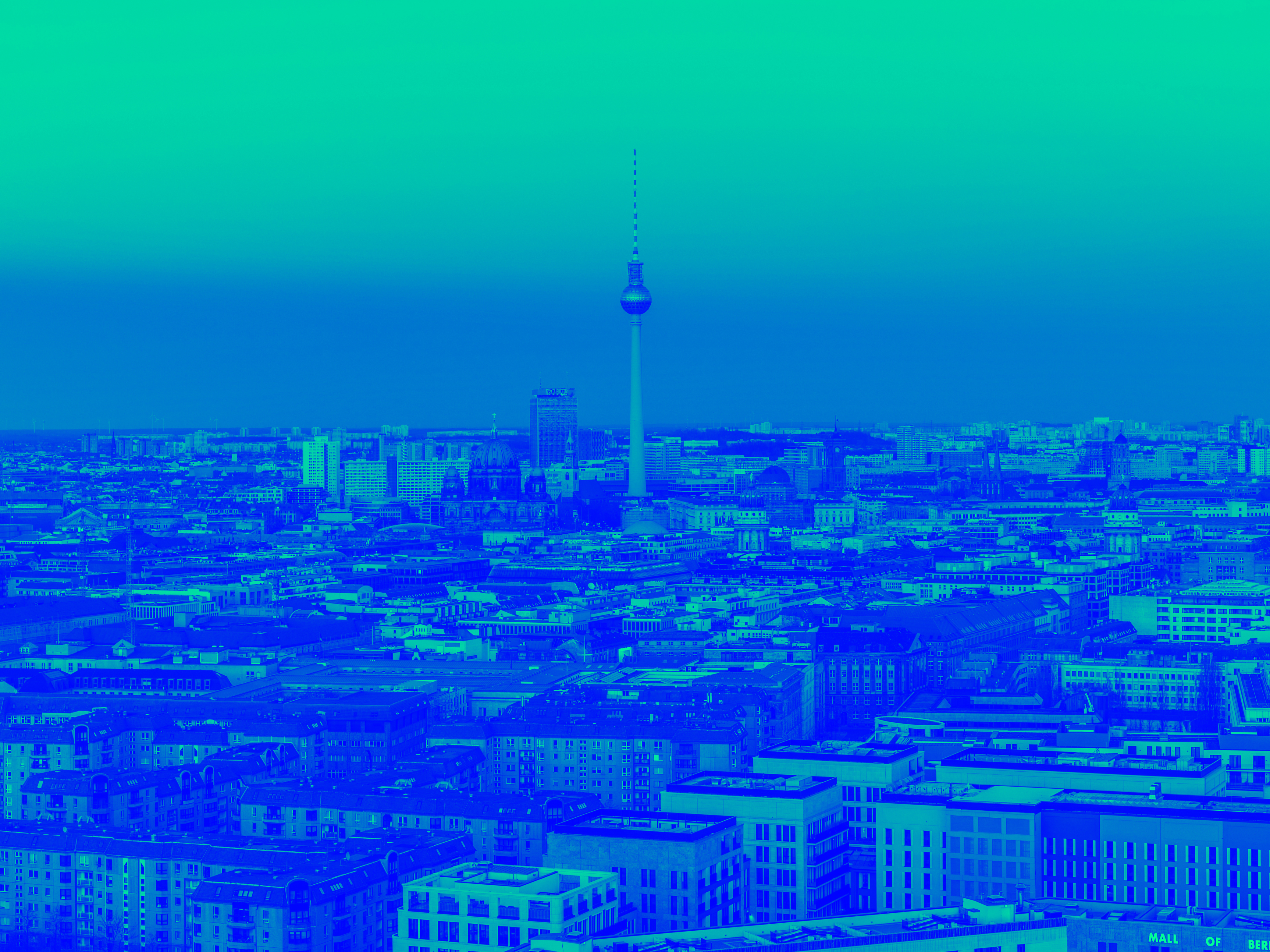 Blick über die Stadt Berlin