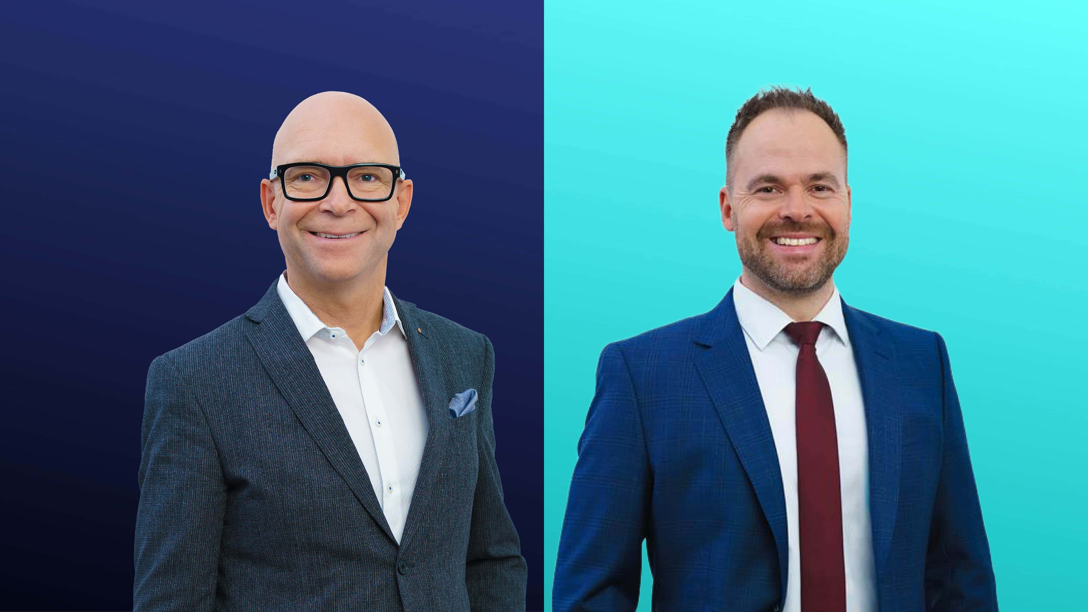 Bild der Kollegen Umlauf und Voigt aus Berlin