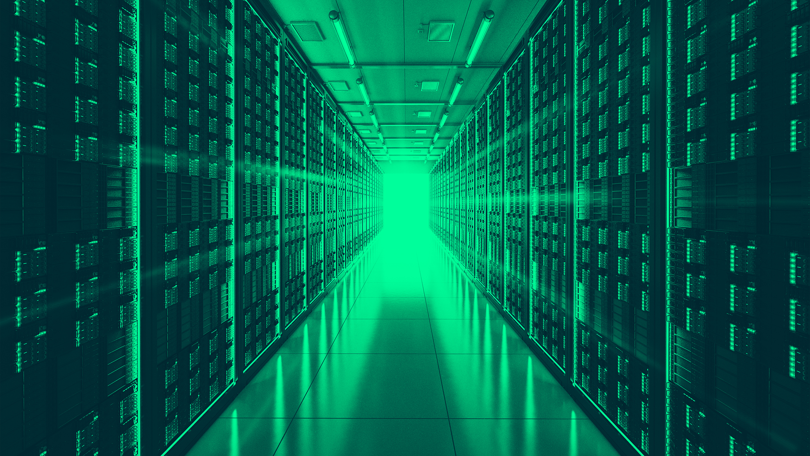 Bild eines Rechenzentrums